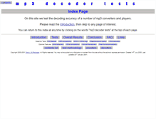 Tablet Screenshot of mp3decoders.mp3-tech.org